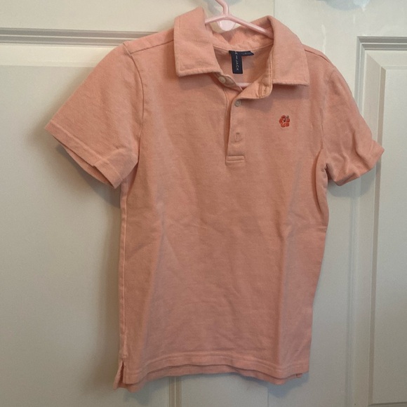 Janie and Jack Other - Janie and Jack peach colored boys polo shirt, size 6 and size 7